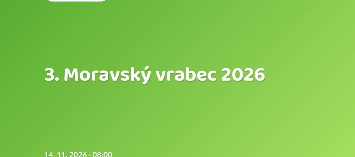 3. Moravský vrabec 2026 – sport a Pohyb, Rousínov