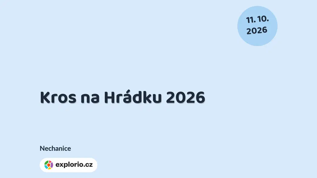 Kros na Hrádku 2026 – sport a Pohyb, Nechanice