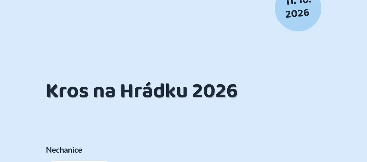 Kros na Hrádku 2026 – sport a Pohyb, Nechanice