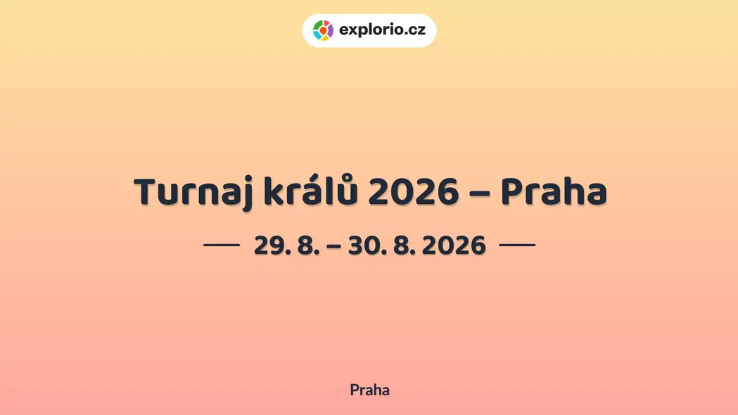 Turnaj králů 2026 – Praha – prohlídky a Muzea, Praha
