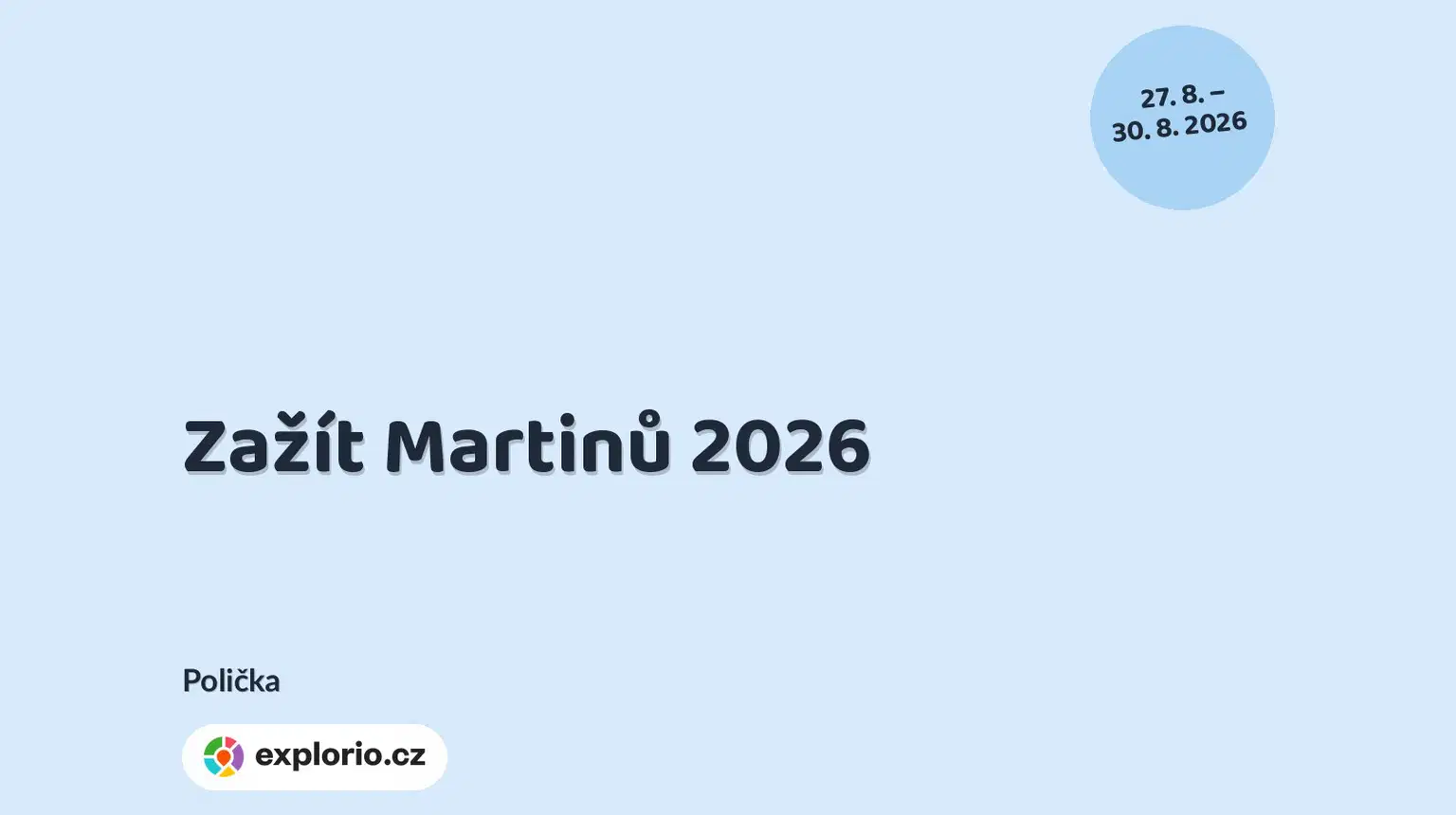 Zažít Martinů 2026 – festivaly a Slavnosti, Polička