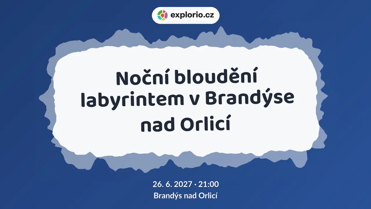 Noční bloudění labyrintem v Brandýse nad Orlicí – festivaly a Slavnosti, Brandýs nad Orlicí