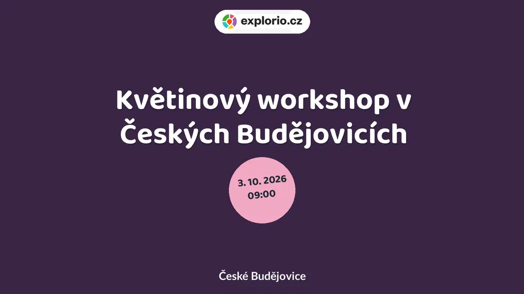 Květinový workshop v Českých Budějovicích – tvořivé dílny a Workshopy, České Budějovice