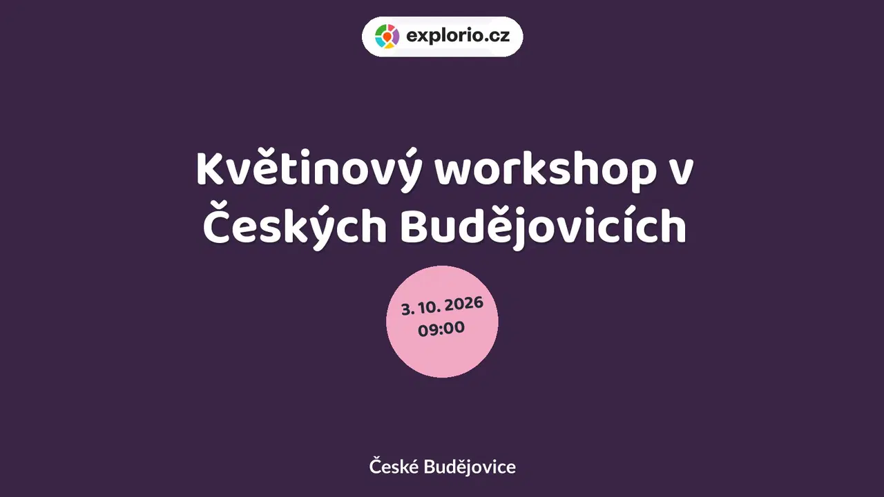 Květinový workshop v Českých Budějovicích – tvořivé dílny a Workshopy, České Budějovice