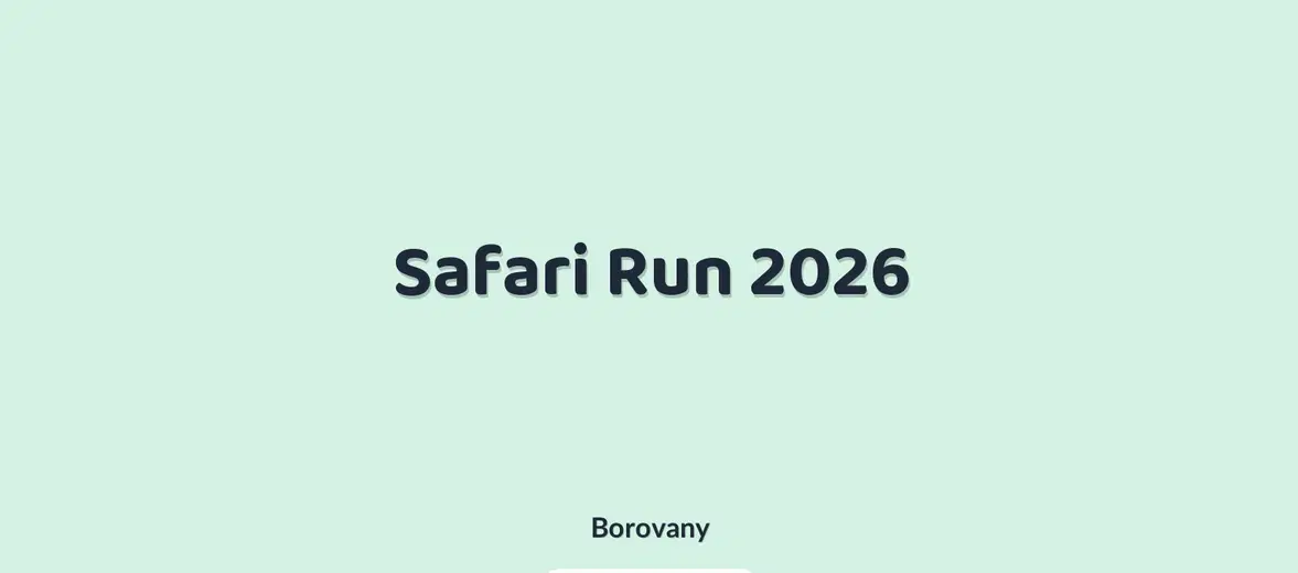 Safari Run 2026 – festivaly a Slavnosti, Borovany
