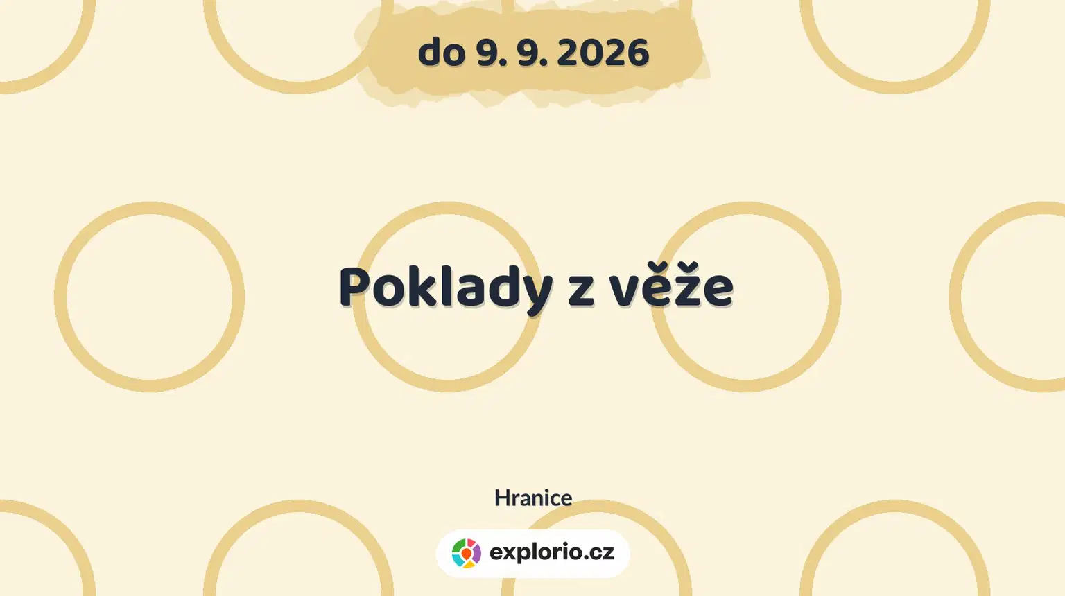 Poklady z věže – prohlídky a Muzea, Hranice