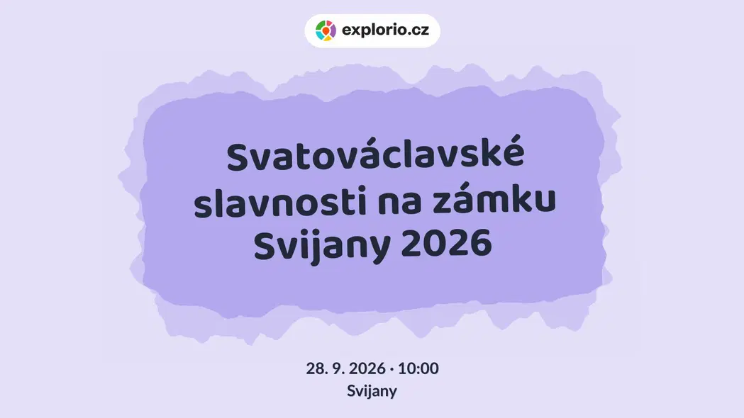 Svatováclavské slavnosti na zámku Svijany 2026 – divadlo, Hudba a Kino, Svijany