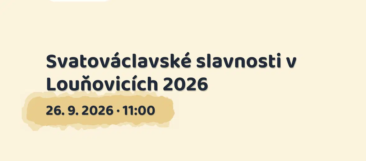 Svatováclavské slavnosti v Louňovicích 2026 – festivaly a Slavnosti, Vlašim