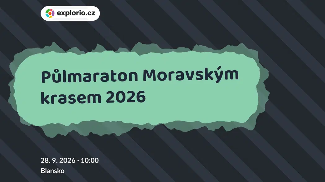 Půlmaraton Moravským krasem 2026 – sport a Pohyb, Blansko