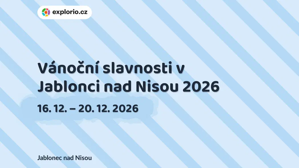 Vánoční slavnosti v Jablonci nad Nisou 2026 – festivaly a Slavnosti, Jablonec nad Nisou