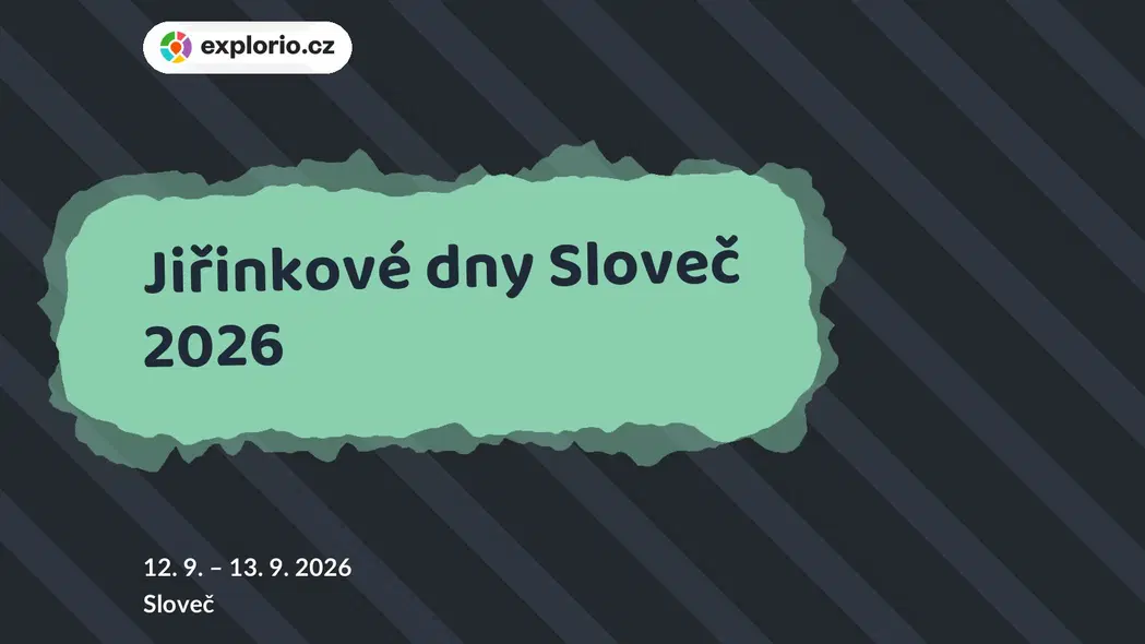 Jiřinkové dny Sloveč 2026 – prohlídky a Muzea, Sloveč