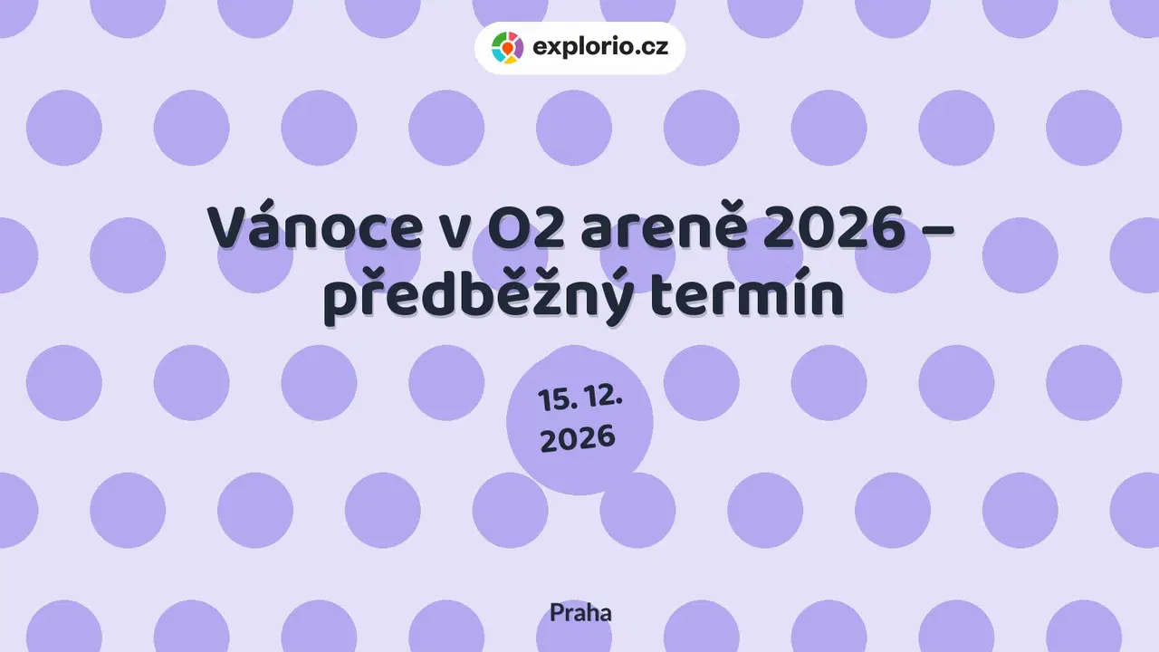 Vánoce v O2 areně 2026 – předběžný termín – divadlo, Hudba a Kino, Praha