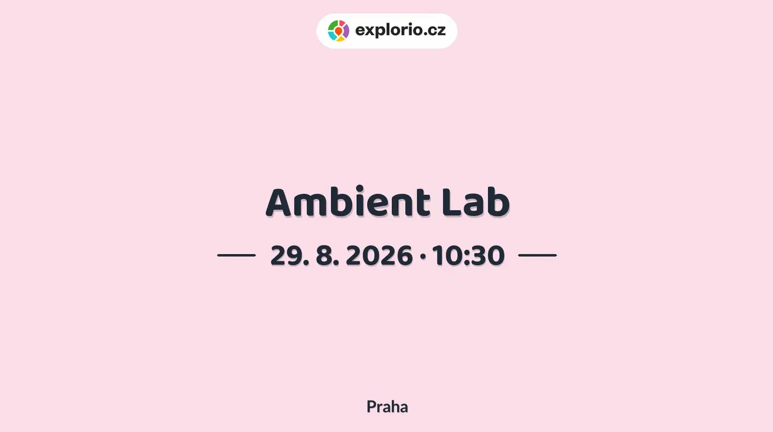 Ambient Lab – festivaly a Slavnosti, Praha