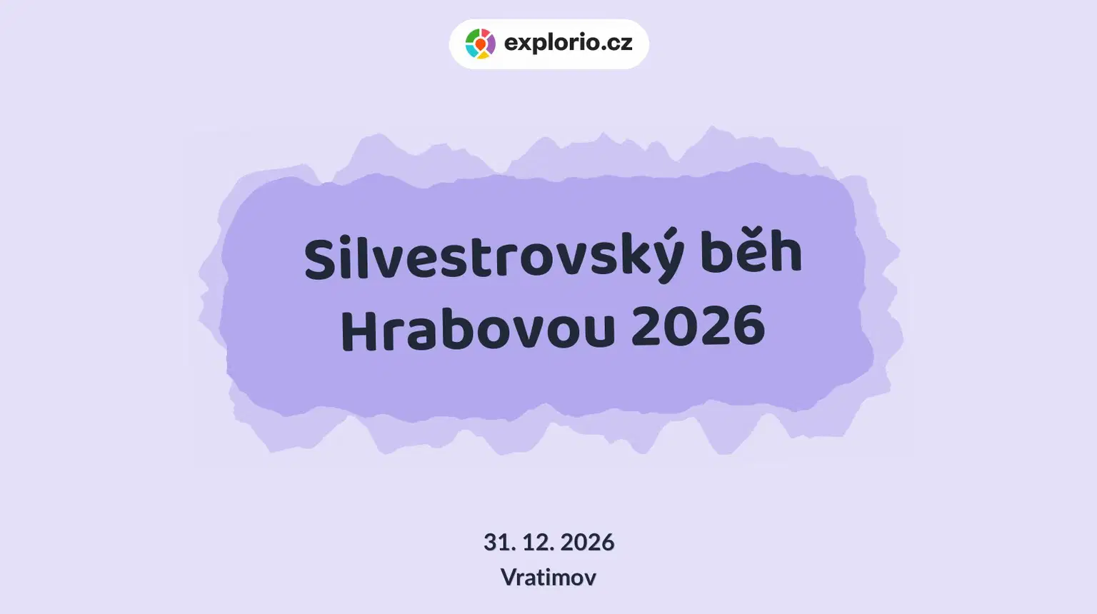 Silvestrovský běh Hrabovou 2026 – sport a Pohyb, Vratimov