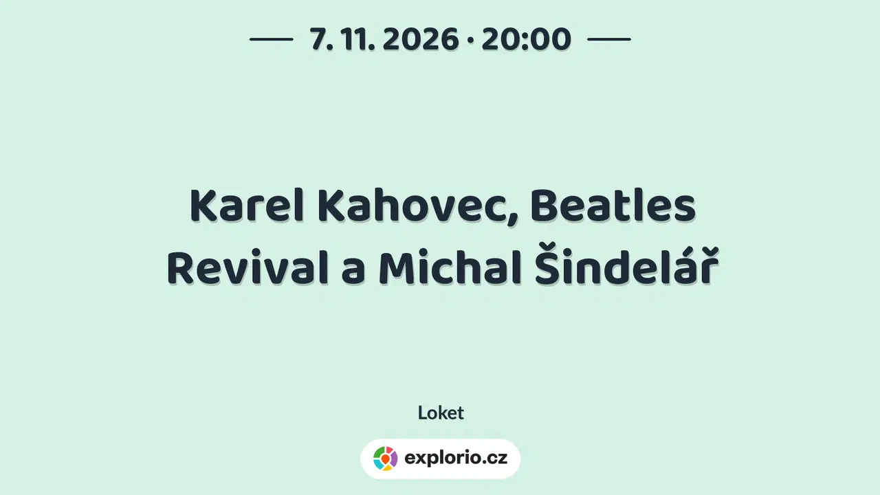 Karel Kahovec, Beatles Revival a Michal Šindelář – divadlo, Hudba a Kino, Loket