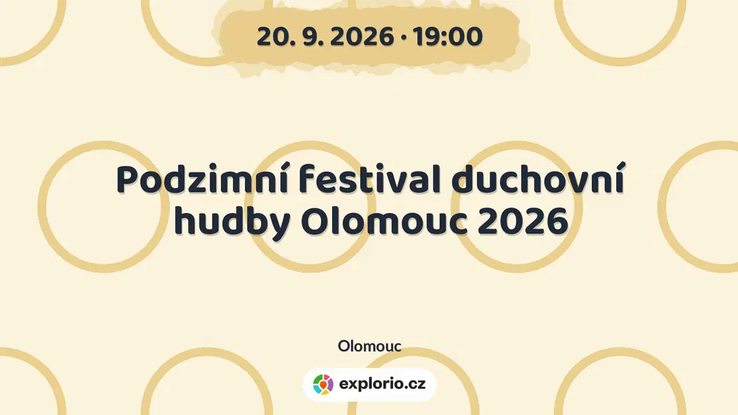 Podzimní festival duchovní hudby Olomouc 2026 – festivaly a Slavnosti, Olomouc