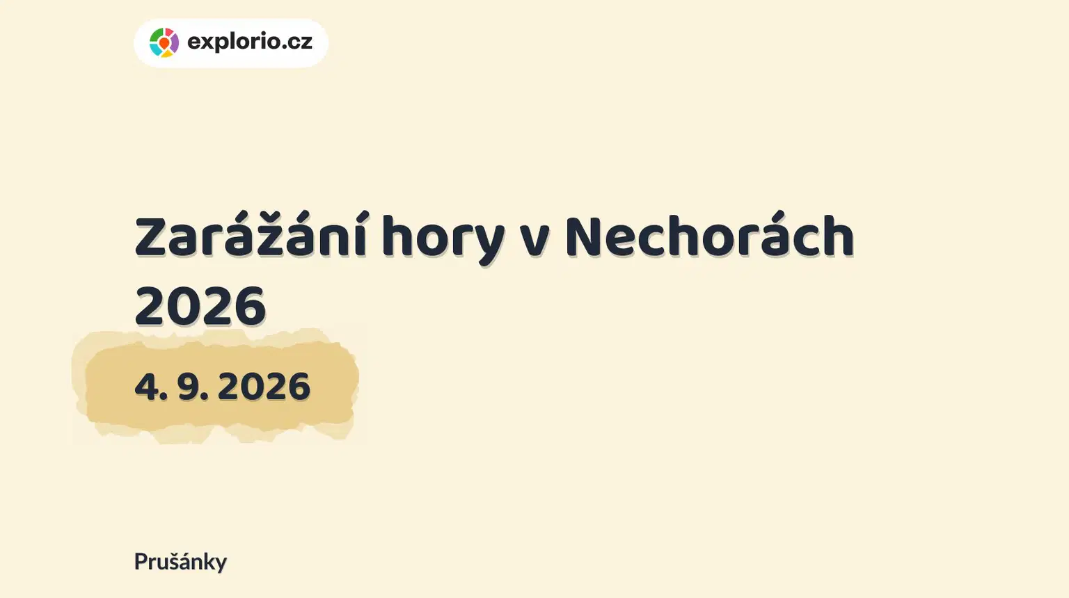 Zarážání hory v Nechorách 2026 – festivaly a Slavnosti, Prušánky