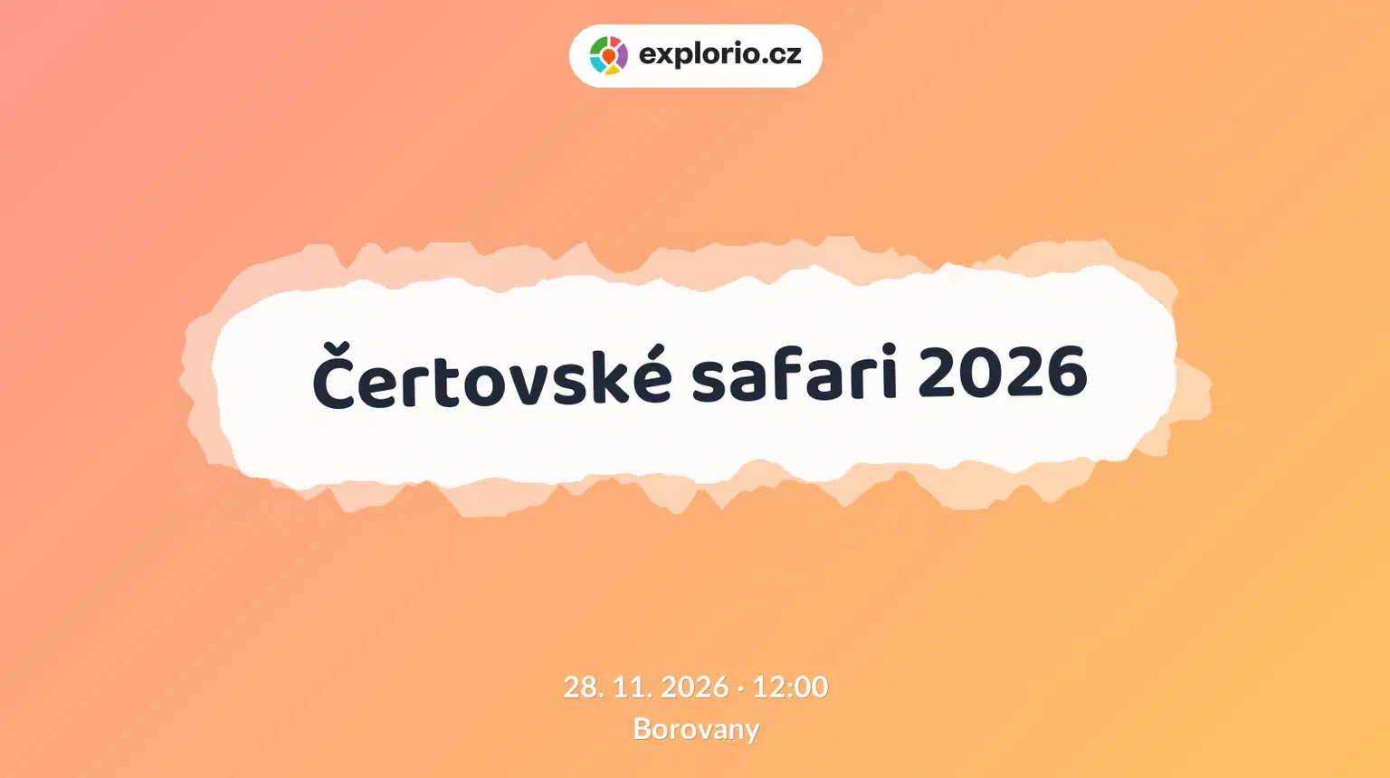Čertovské safari 2026 – festivaly a Slavnosti, Borovany