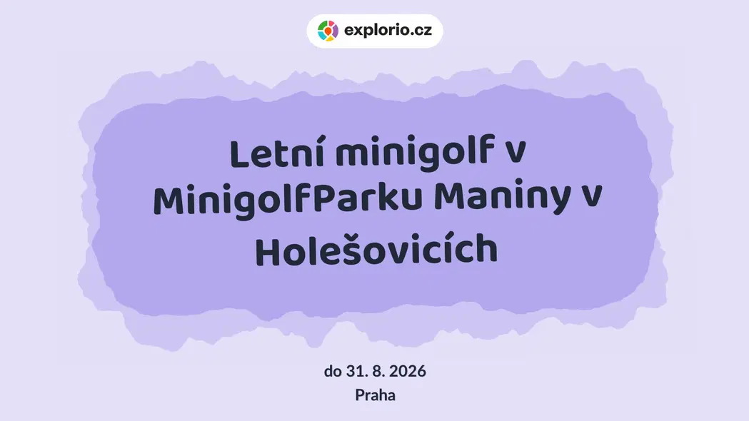 Letní minigolf v MinigolfParku Maniny v Holešovicích – sport a Pohyb, Praha
