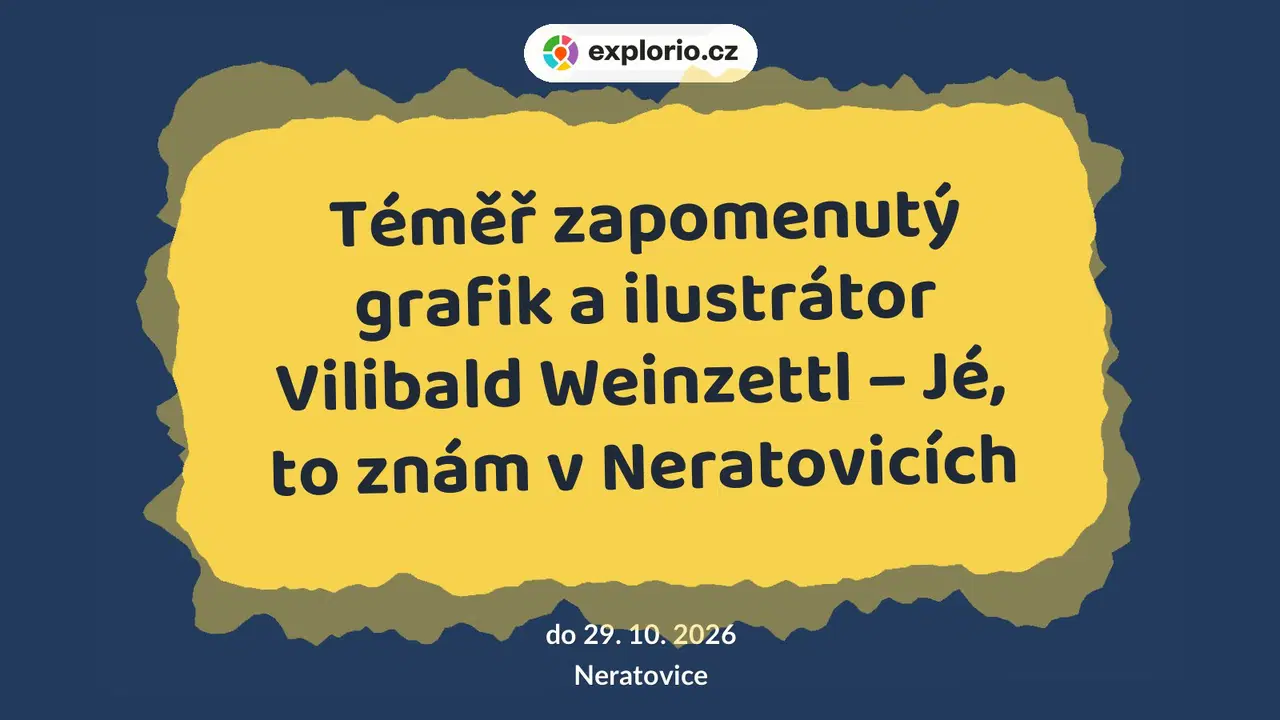 Téměř zapomenutý grafik a ilustrátor Vilibald Weinzettl – Jé, to znám v Neratovicích – prohlídky a Muzea, Neratovice