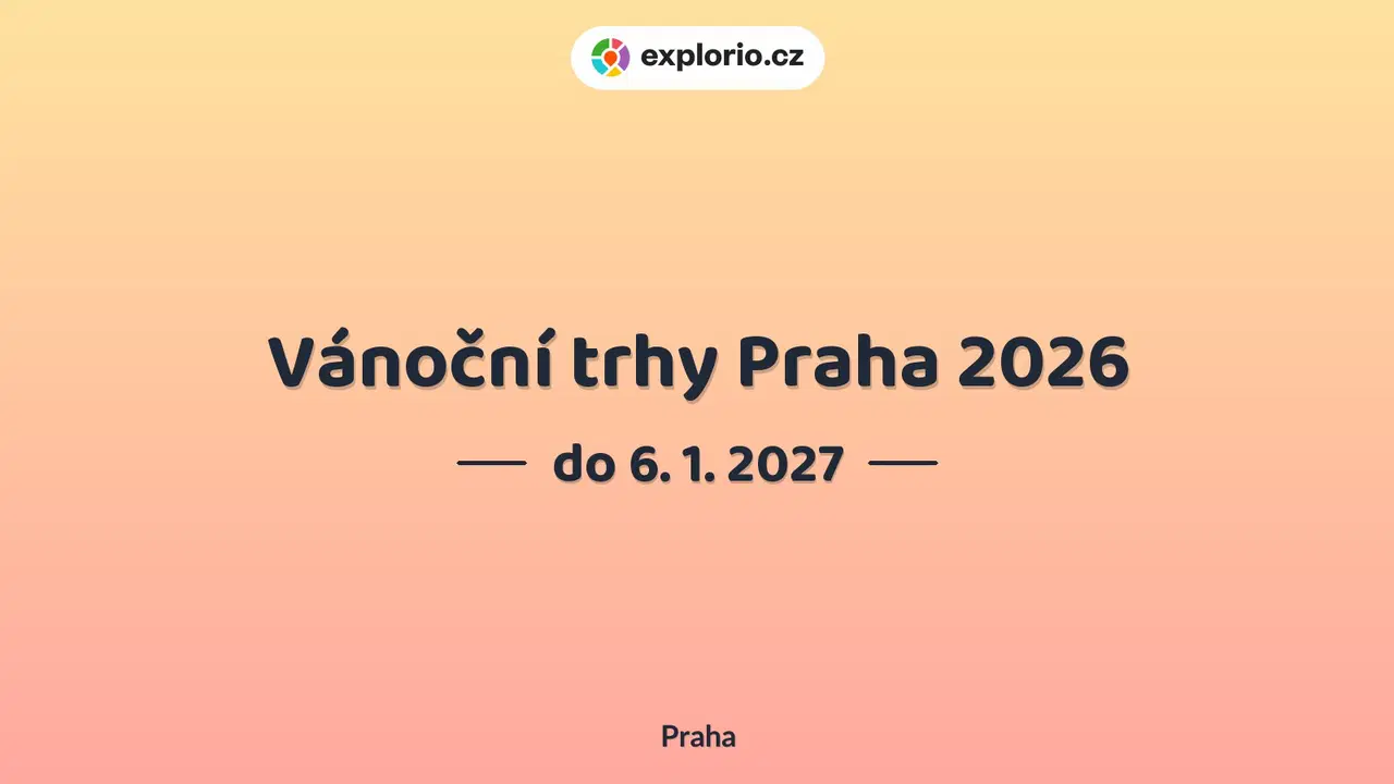 Vánoční trhy Praha 2026 – divadlo, Hudba a Kino, Praha