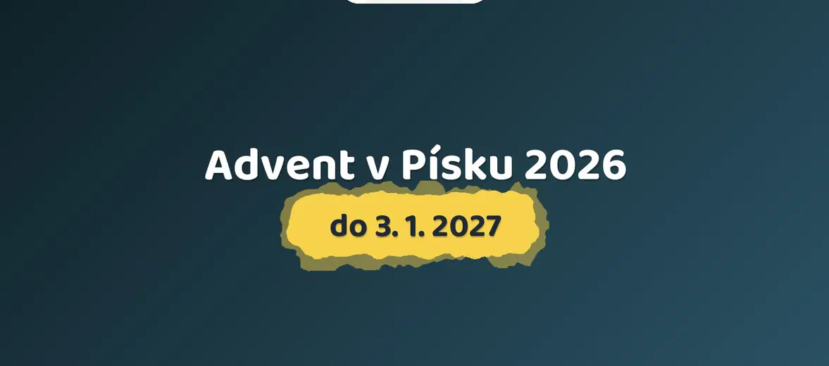 Advent v Písku 2026 – divadlo, Hudba a Kino, Písek
