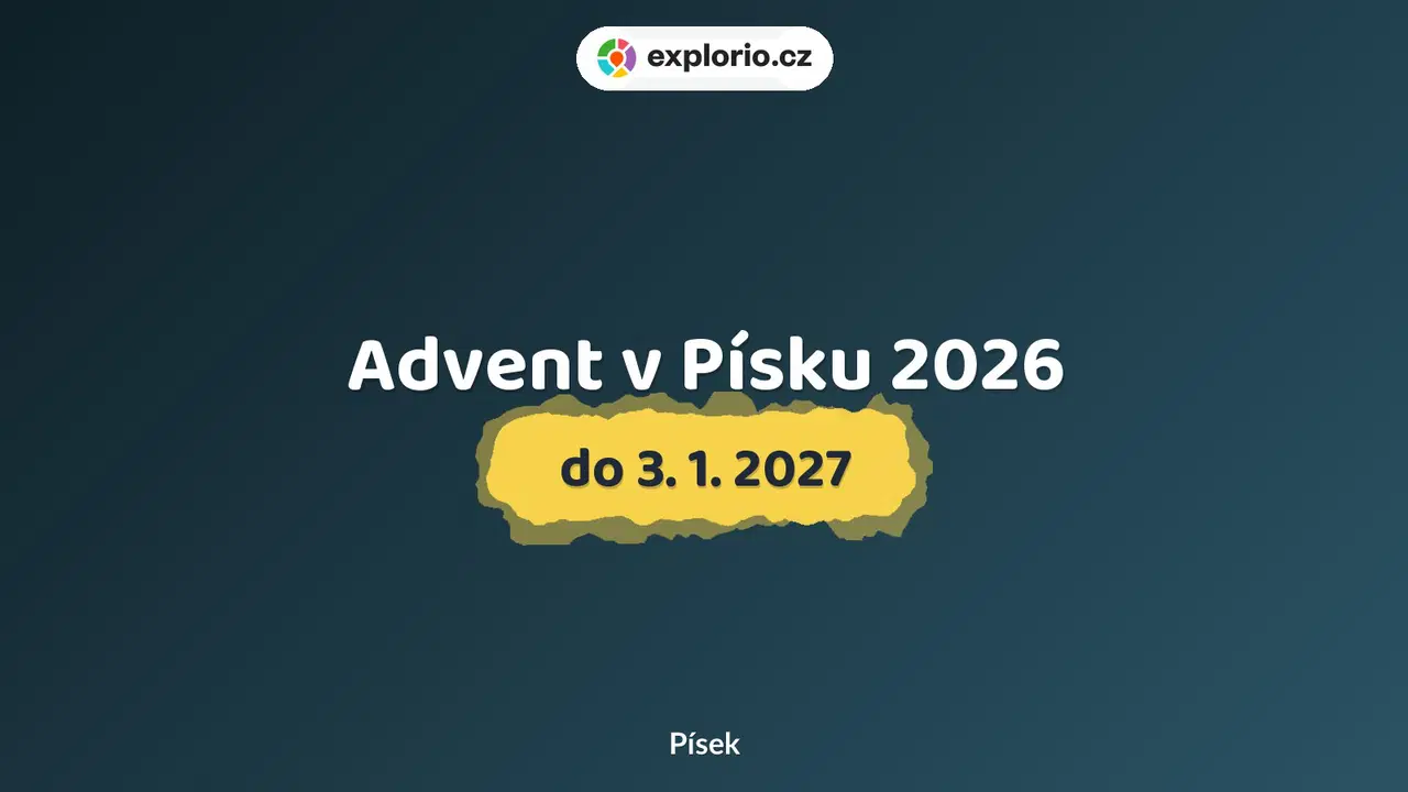 Advent v Písku 2026 – divadlo, Hudba a Kino, Písek
