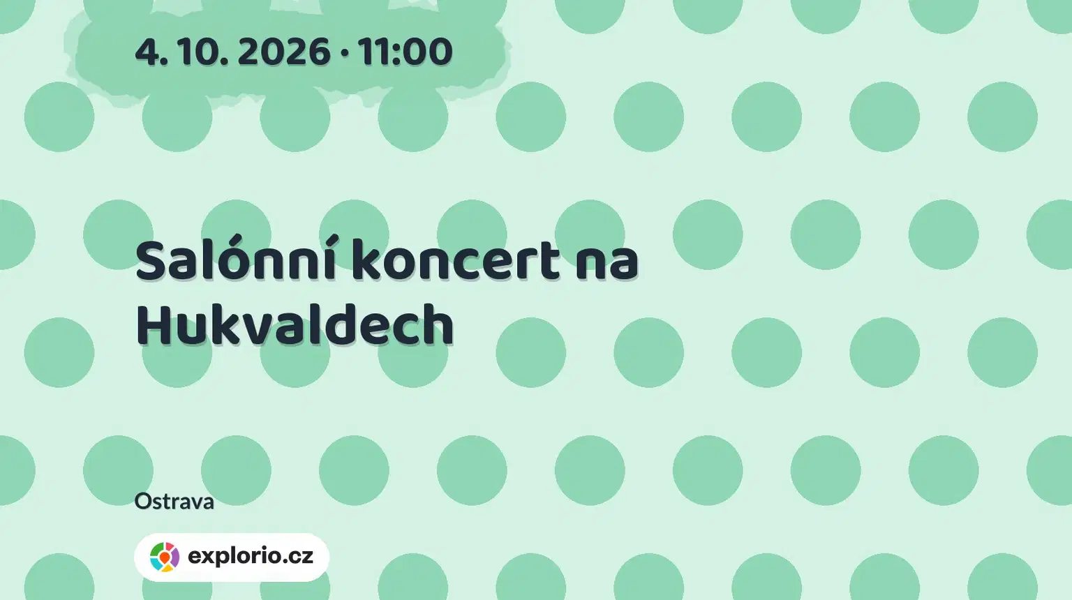 Salónní koncert na Hukvaldech – divadlo, Hudba a Kino, Ostrava
