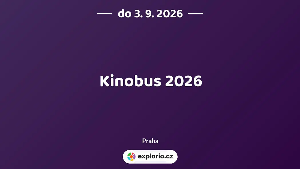 Kinobus 2026 – divadlo, Hudba a Kino, Praha