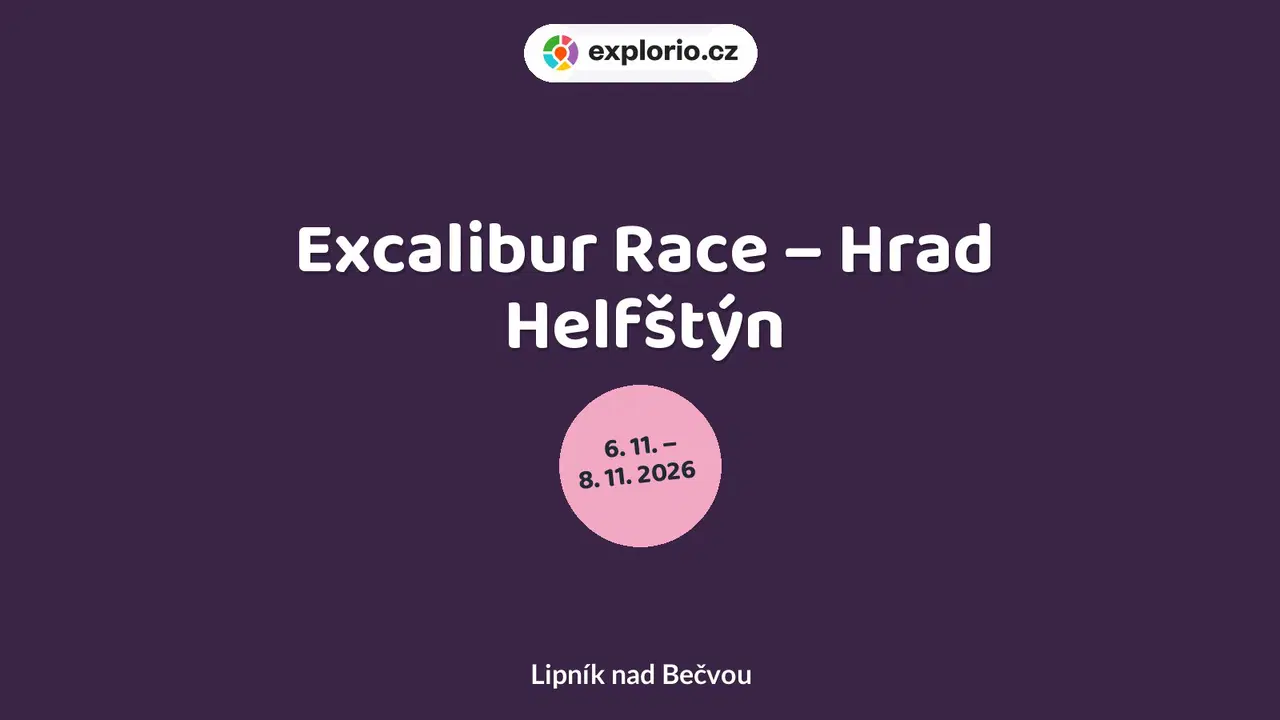 Excalibur Race – Hrad Helfštýn – sport a Pohyb, Lipník nad Bečvou