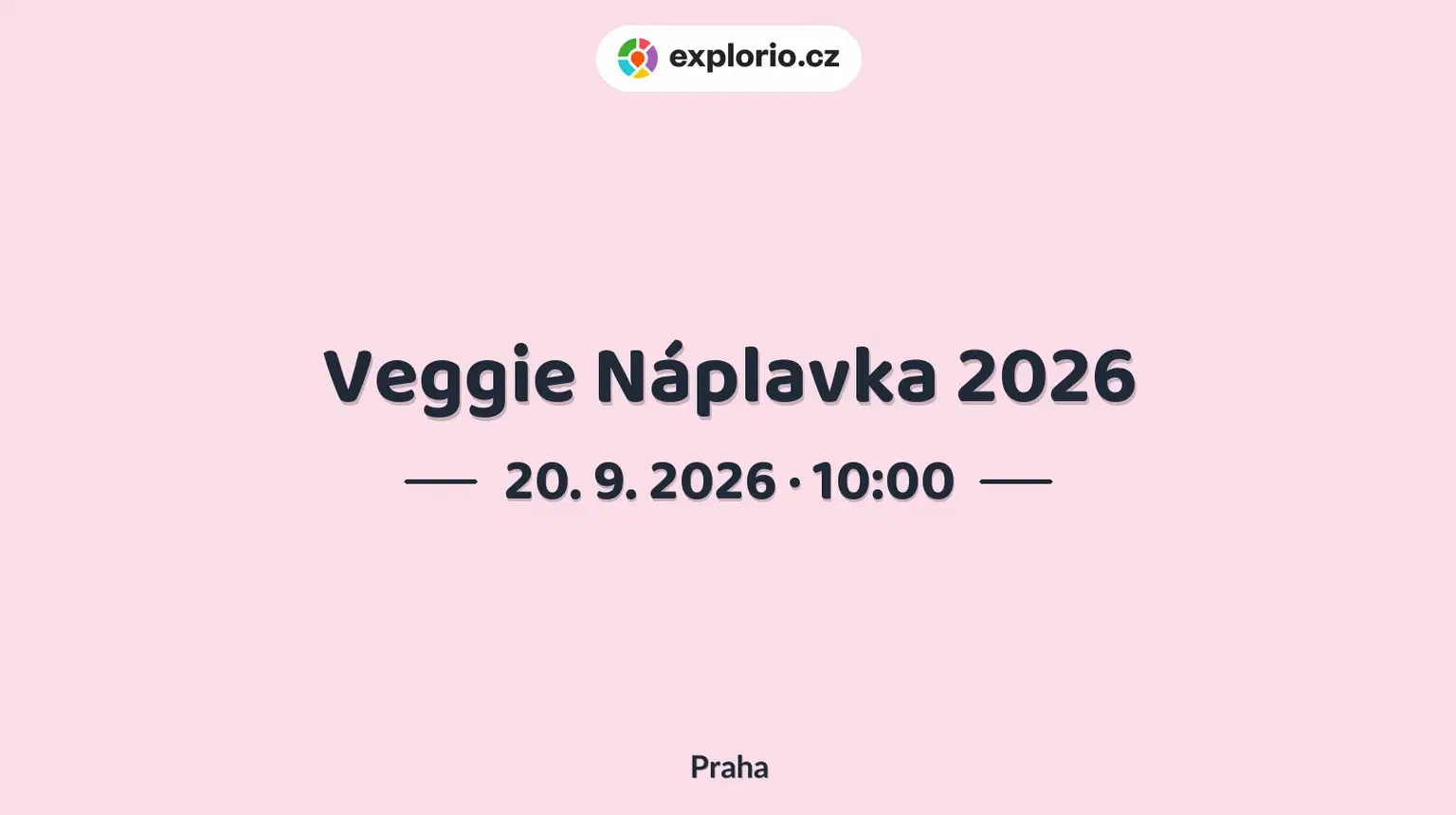 Veggie Náplavka 2026 – festivaly a Slavnosti, Praha