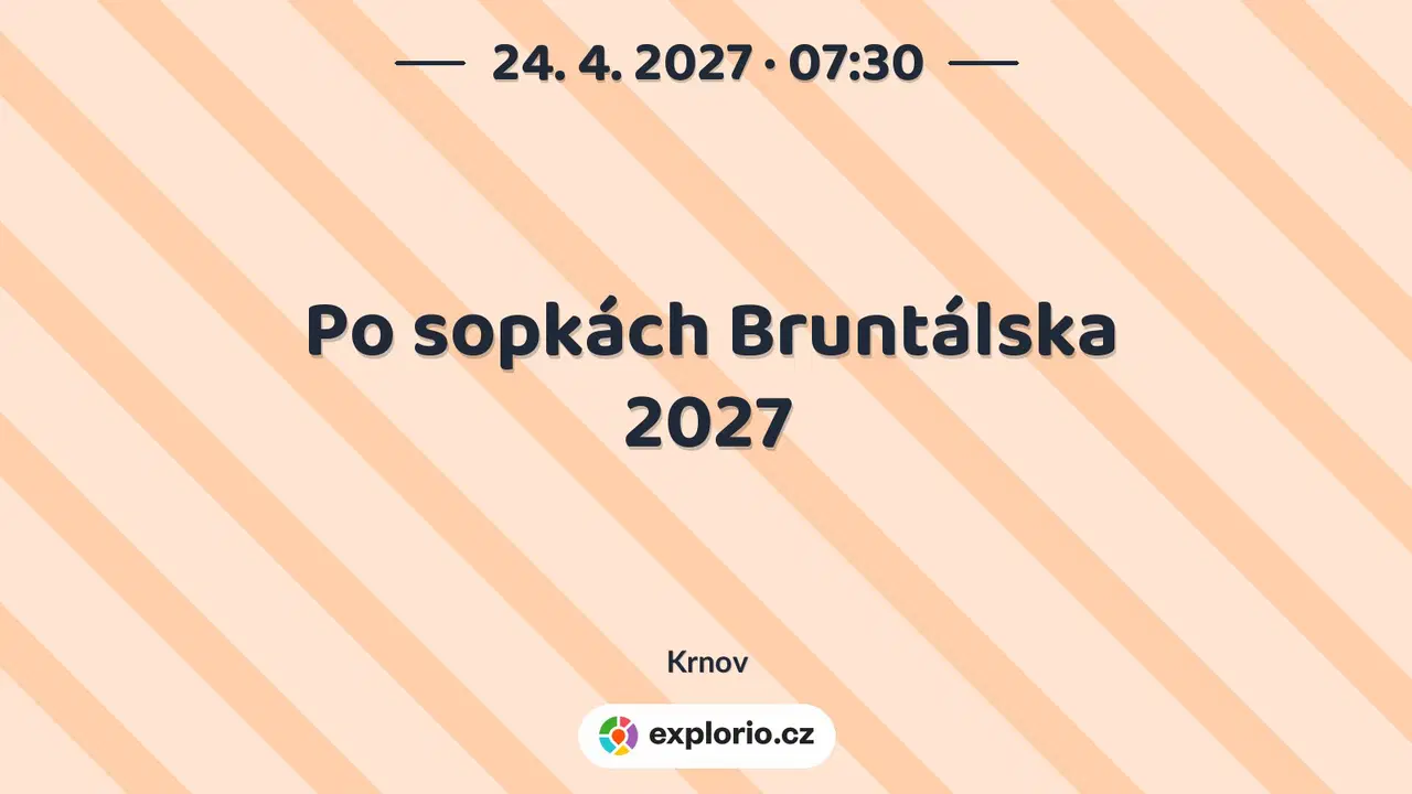 Po sopkách Bruntálska 2027 – sport a Pohyb, Krnov