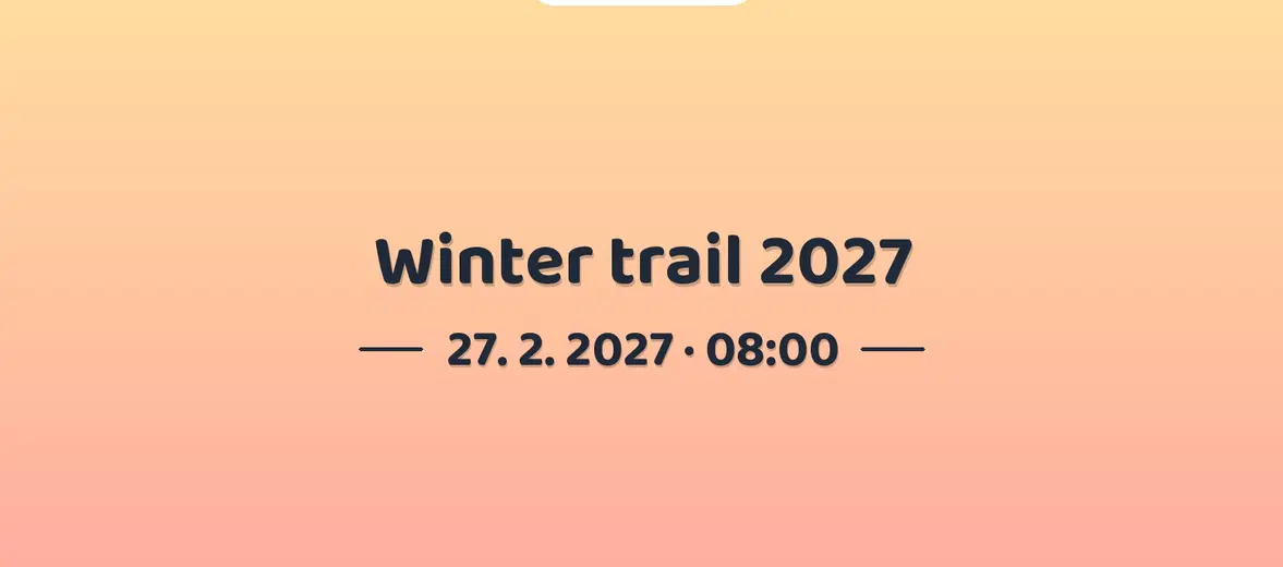 Winter trail 2027 – sport a Pohyb, Halenkovice