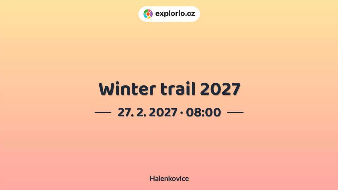 Winter trail 2027 – sport a Pohyb, Halenkovice