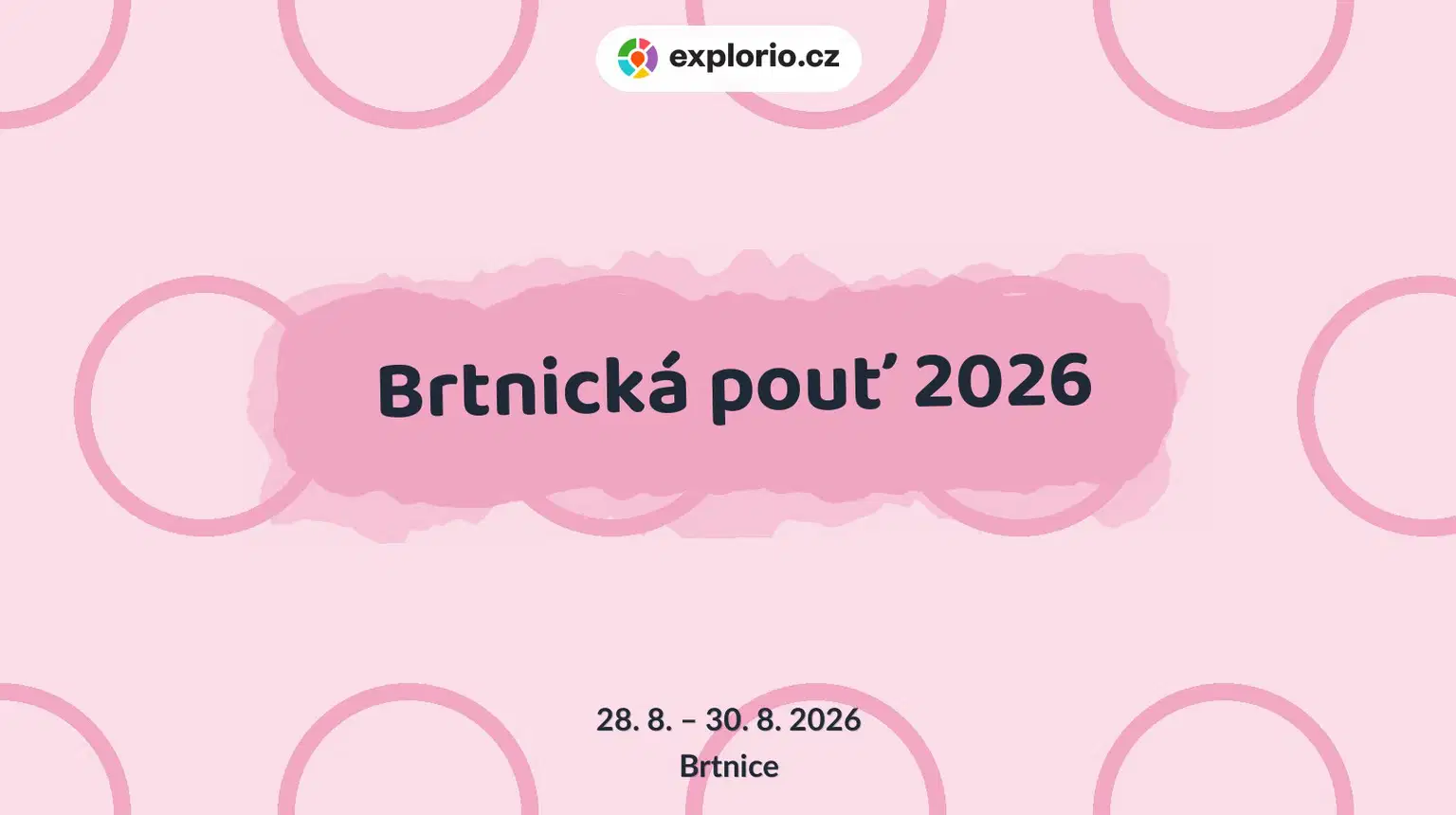 Brtnická pouť 2026 – festivaly a Slavnosti, Brtnice