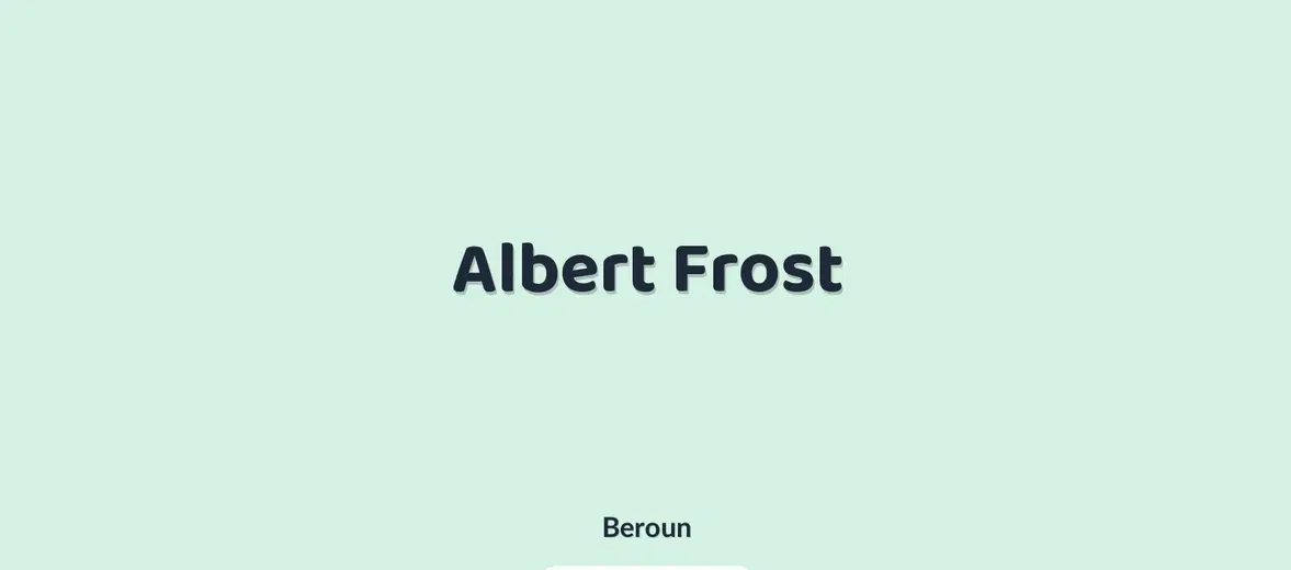 Albert Frost – divadlo, Hudba a Kino, Beroun