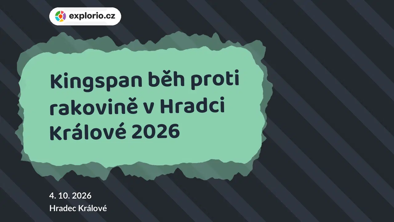 Kingspan běh proti rakovině v Hradci Králové 2026 – sport a Pohyb, Hradec Králové