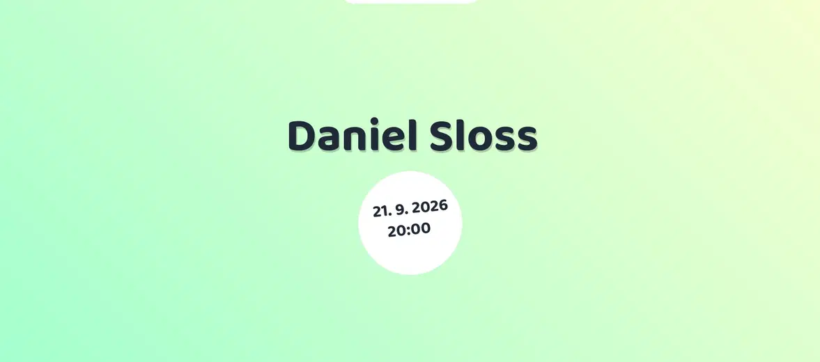 Daniel Sloss – divadlo, Hudba a Kino, Praha