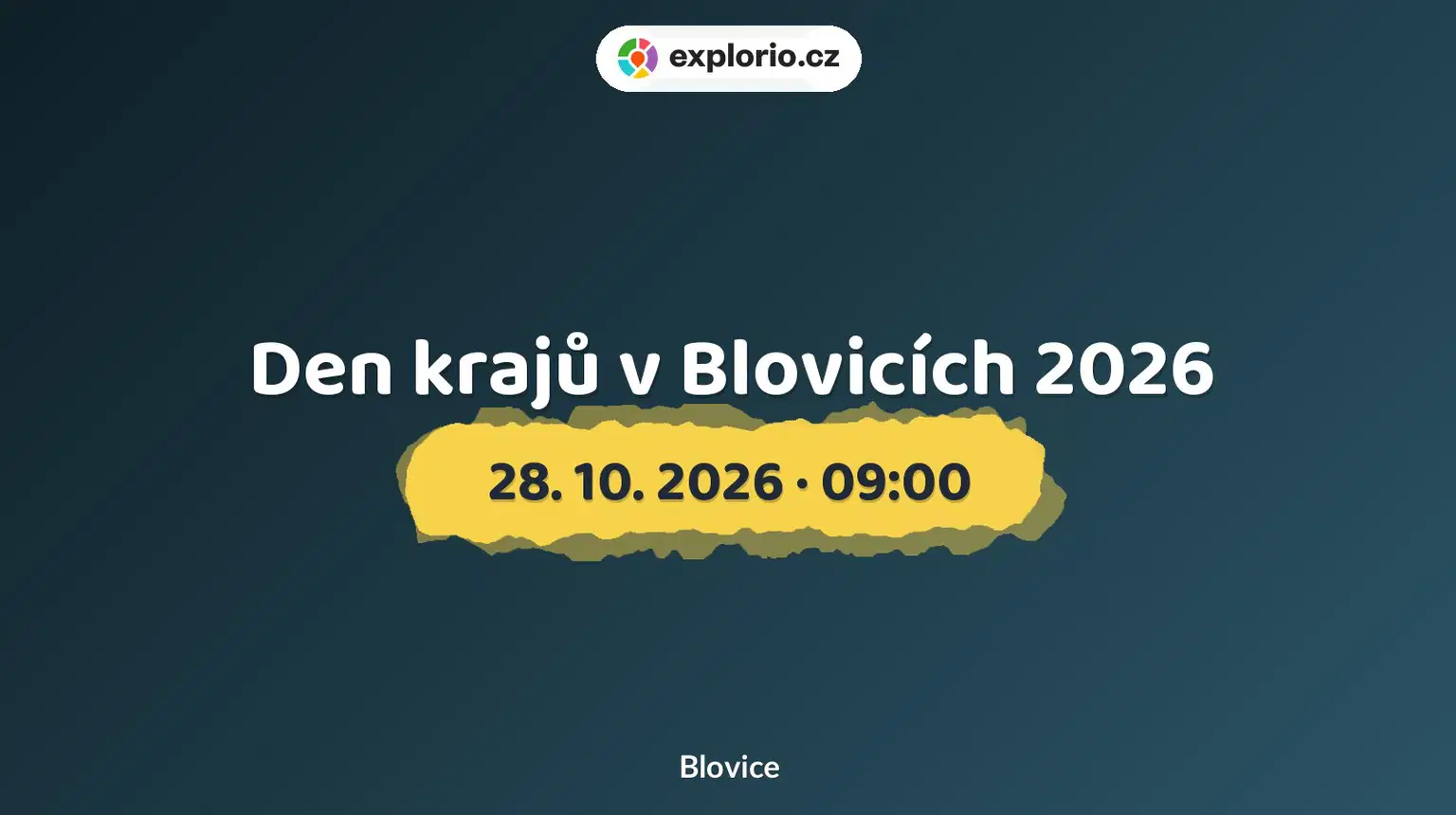Den krajů v Blovicích 2026 – divadlo, Hudba a Kino, Blovice