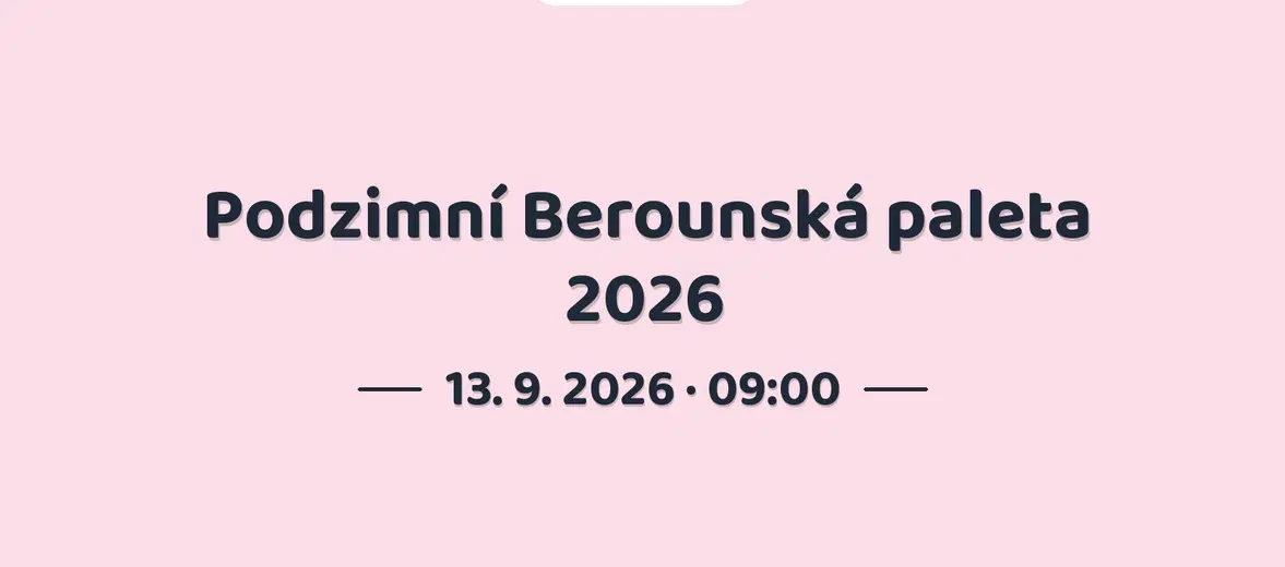 Podzimní Berounská paleta 2026 – festivaly a Slavnosti, Beroun