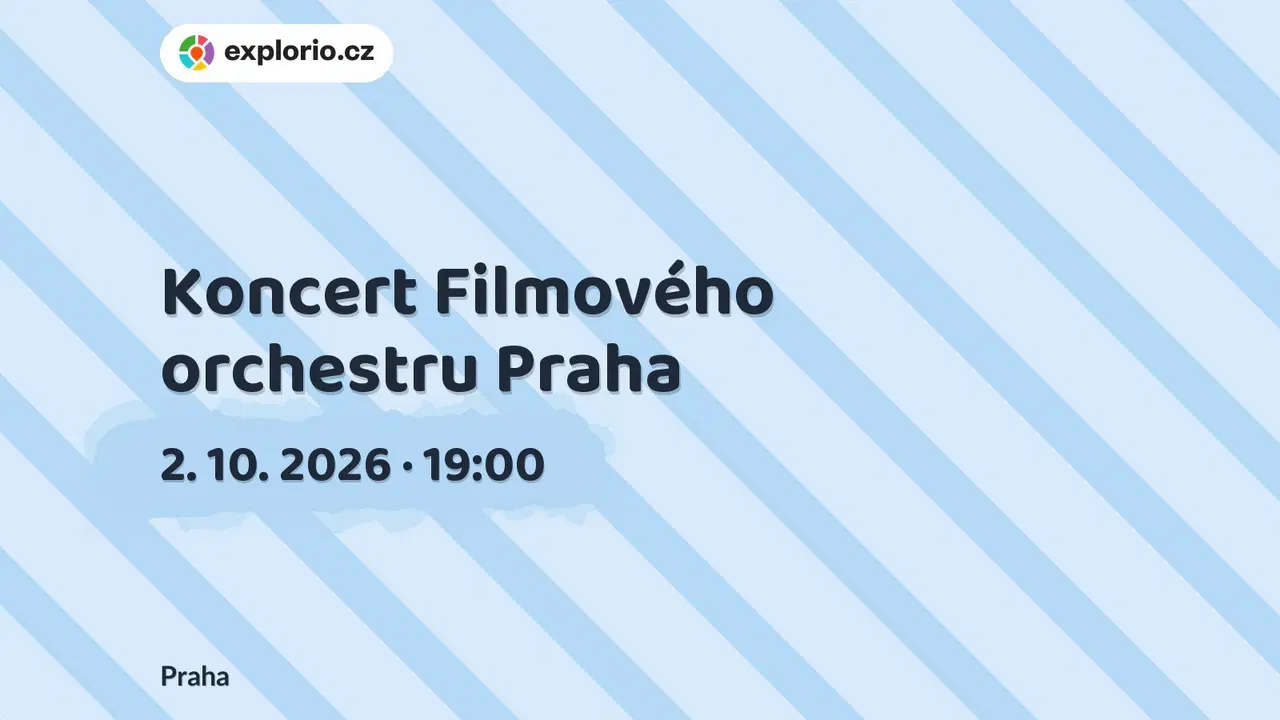 Koncert Filmového orchestru Praha – divadlo, Hudba a Kino, Praha