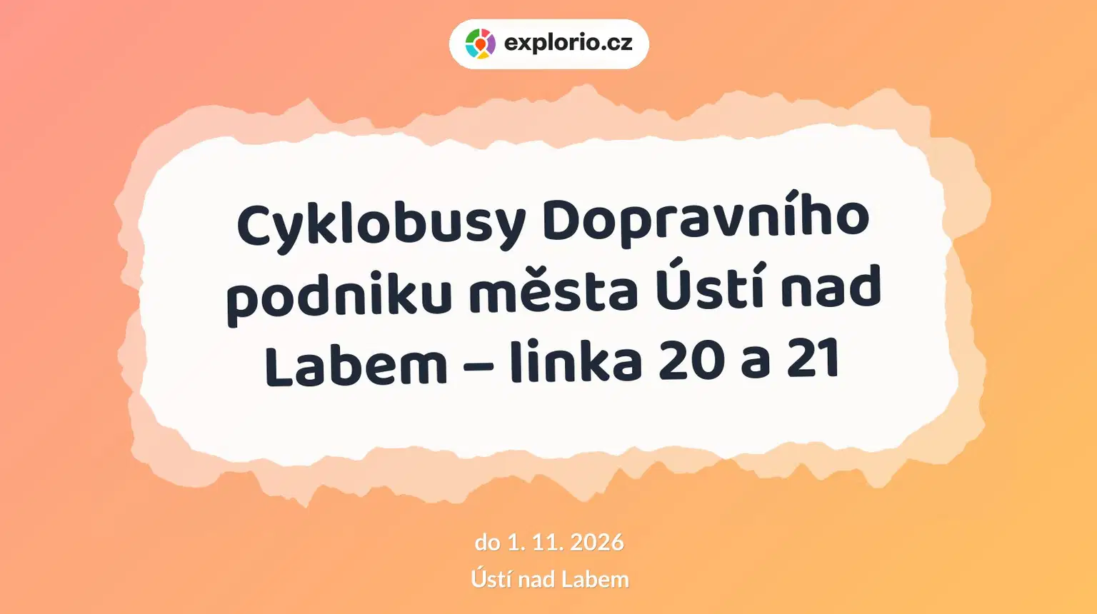 Cyklobusy Dopravního podniku města Ústí nad Labem – linka 20 a 21 – sport a Pohyb, Ústí nad Labem