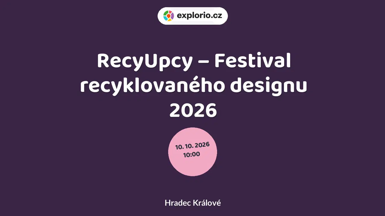 RecyUpcy – Festival recyklovaného designu 2026 – festivaly a Slavnosti, Hradec Králové