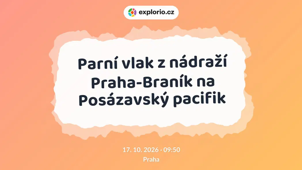 Parní vlak z nádraží Praha-Braník na Posázavský pacifik – prohlídky a Muzea, Praha