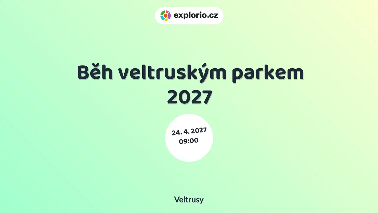 Běh veltruským parkem 2027 – sport a Pohyb, Veltrusy