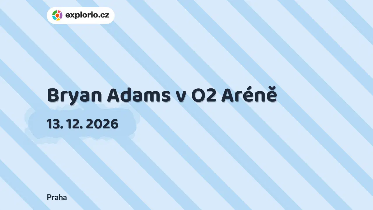 Bryan Adams v O2 Aréně – divadlo, Hudba a Kino, Praha