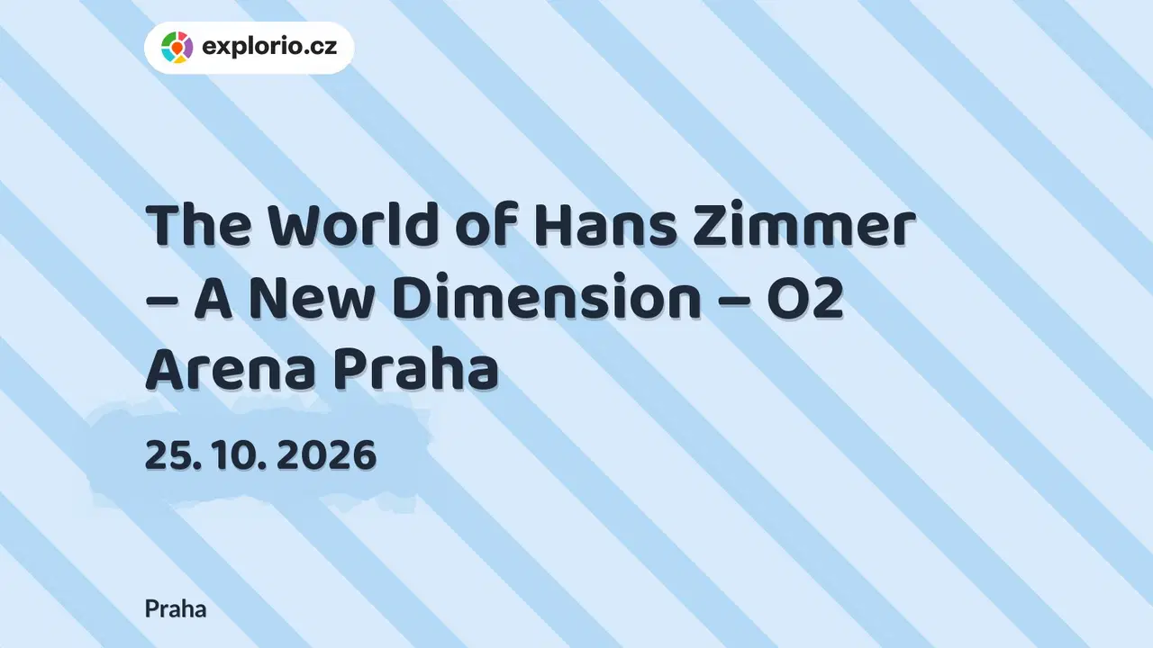 The World of Hans Zimmer – A New Dimension – O2 Arena Praha – divadlo, Hudba a Kino, Praha