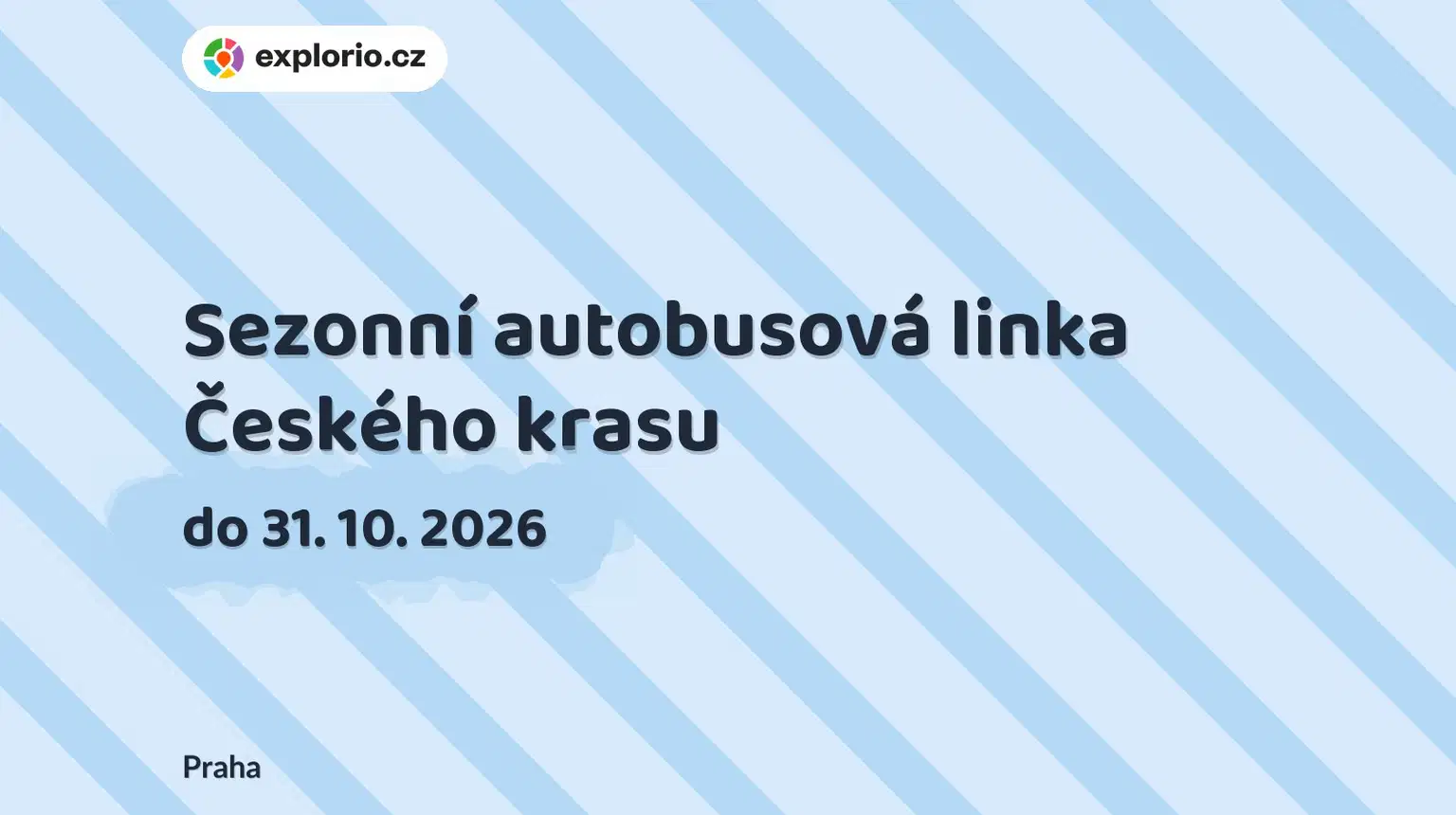 Sezonní autobusová linka Českého krasu – sport a Pohyb, Praha