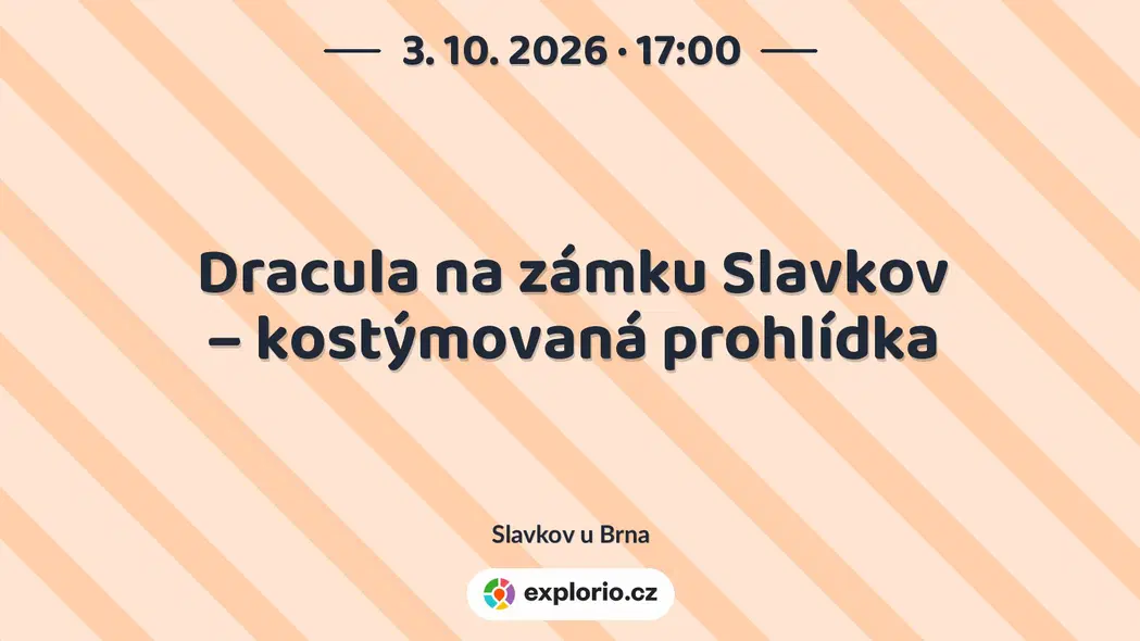 Dracula na zámku Slavkov – kostýmovaná prohlídka – festivaly a Slavnosti, Slavkov u Brna