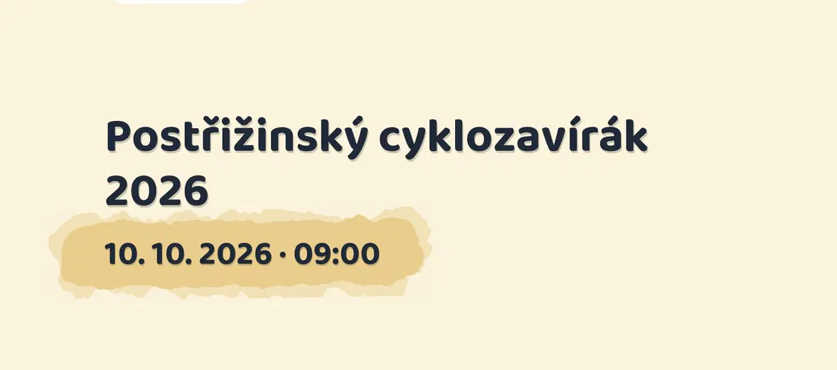 Postřižinský cyklozavírák 2026 – sport a Pohyb, Nymburk